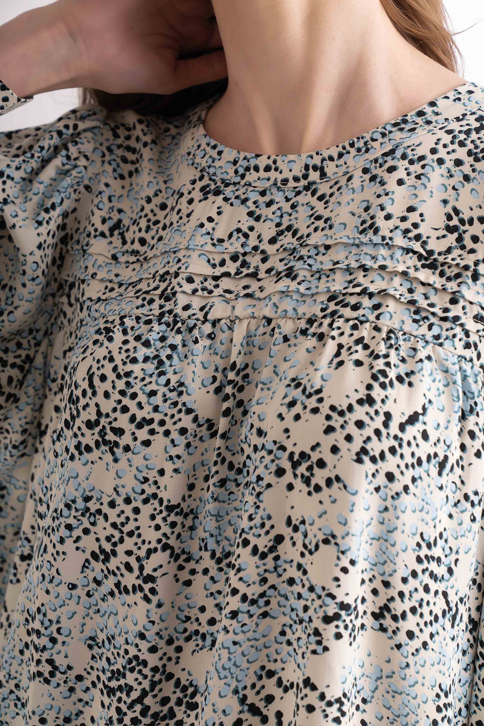 Angel Falls Printed Blouse