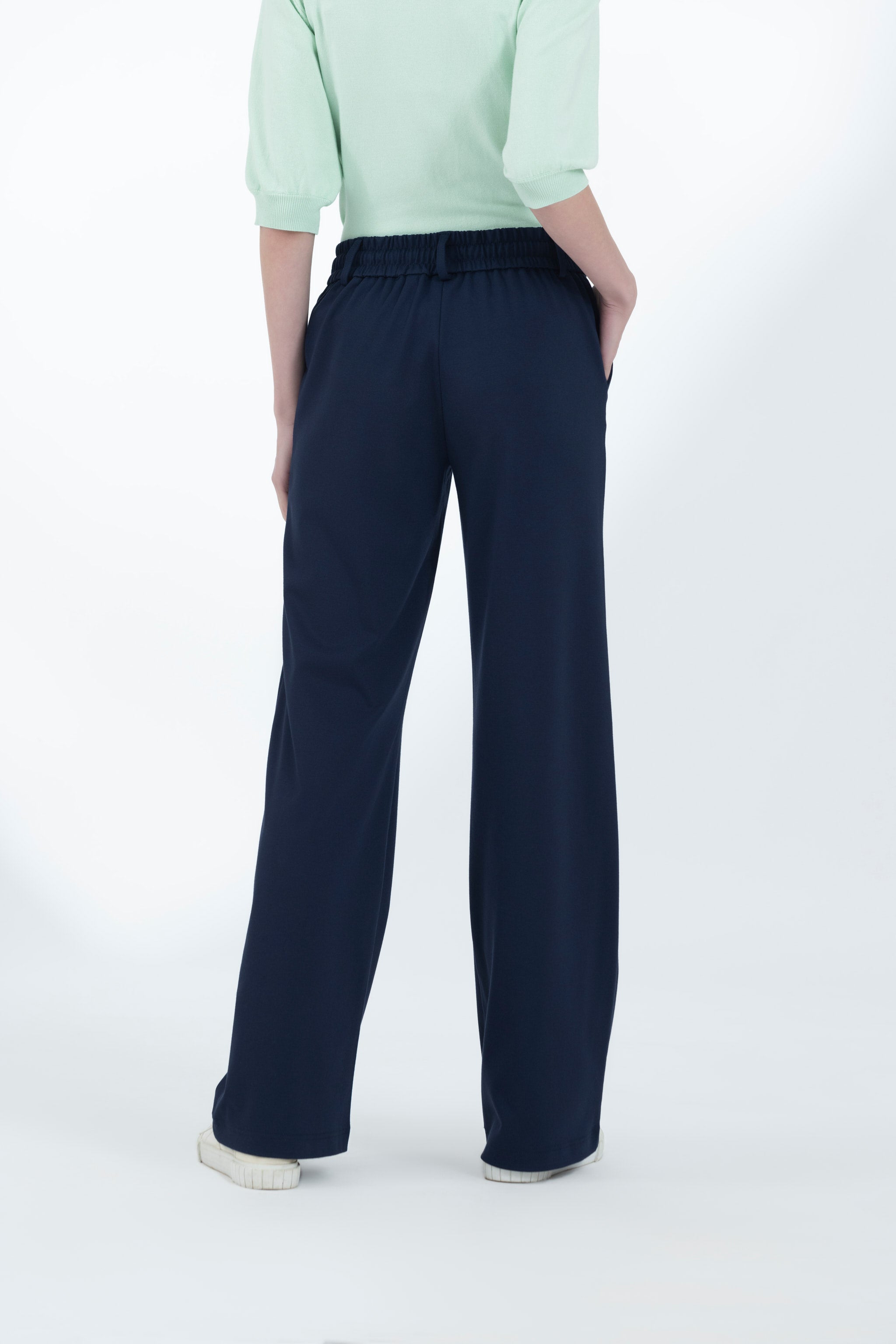 Midnight Blue Casual Pants