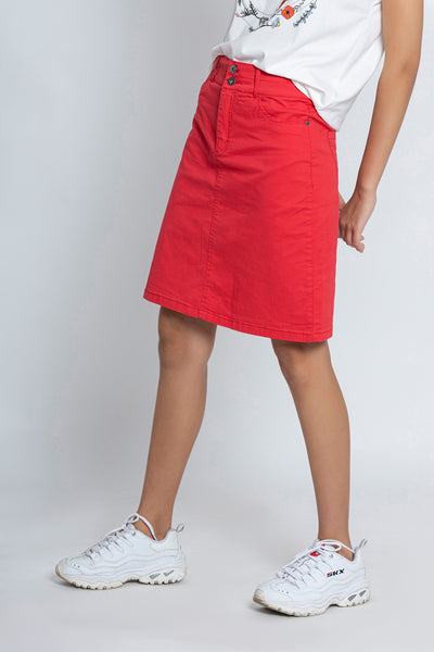 True Red Skirt