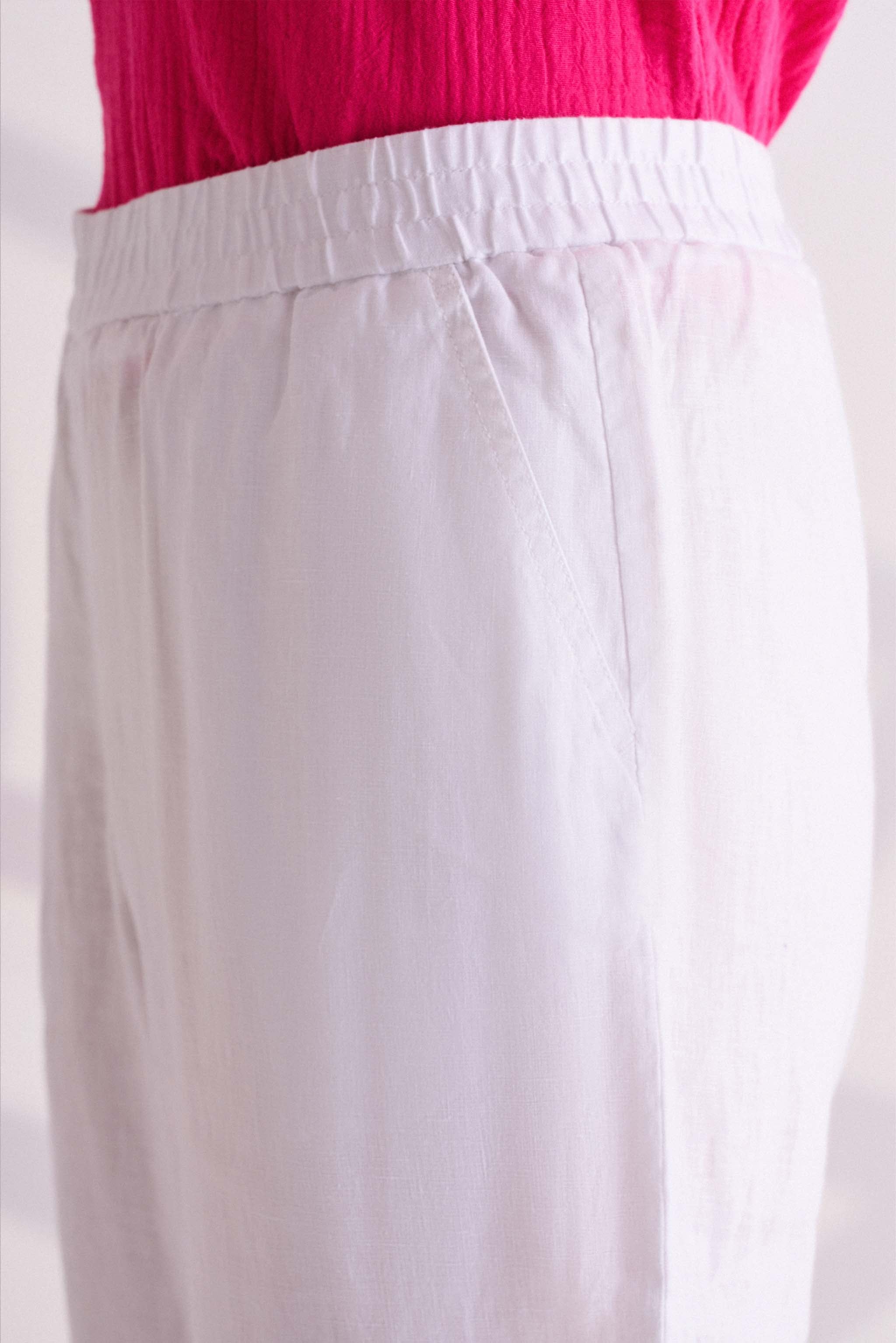 White Linen Pants