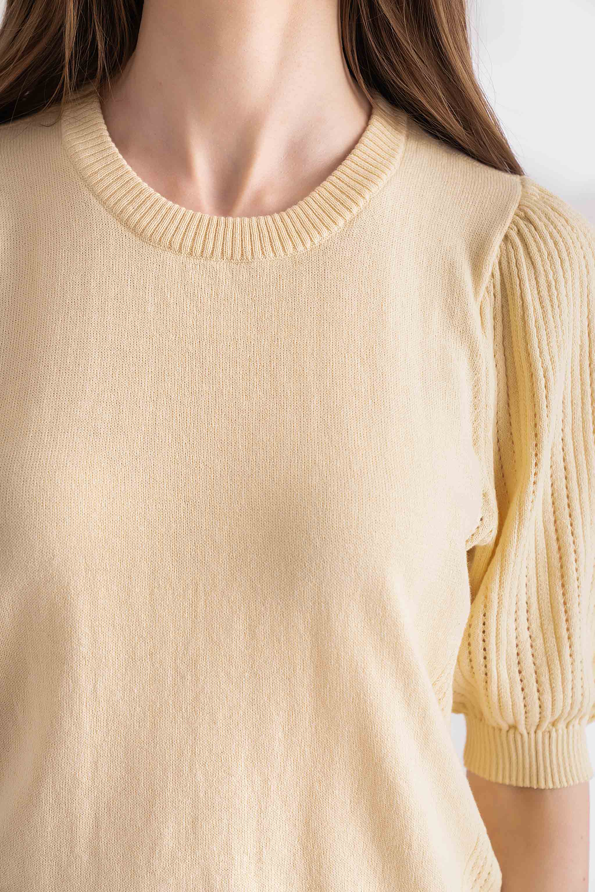 Banana Crepe Pullover Light