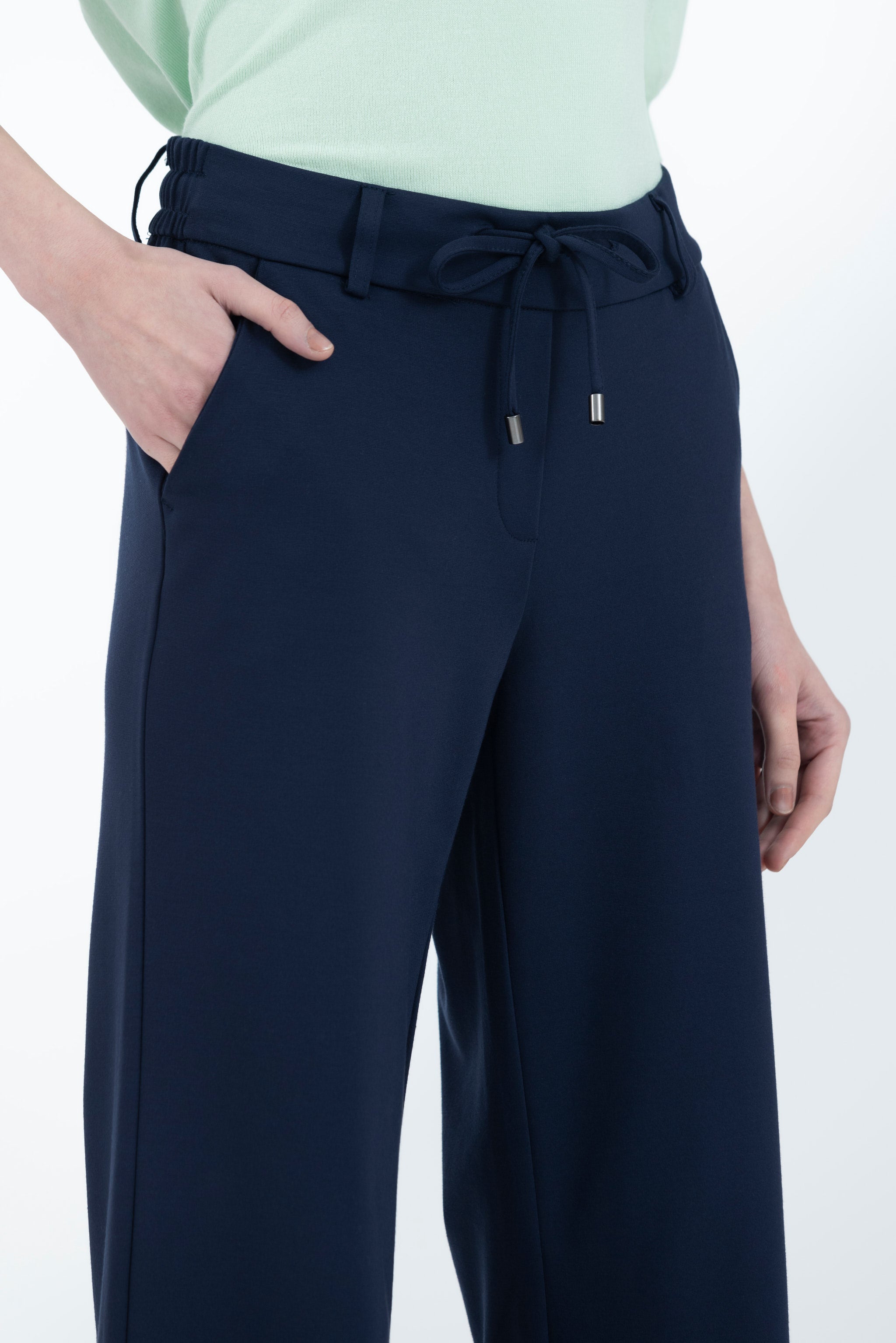 Midnight Blue Casual Pants