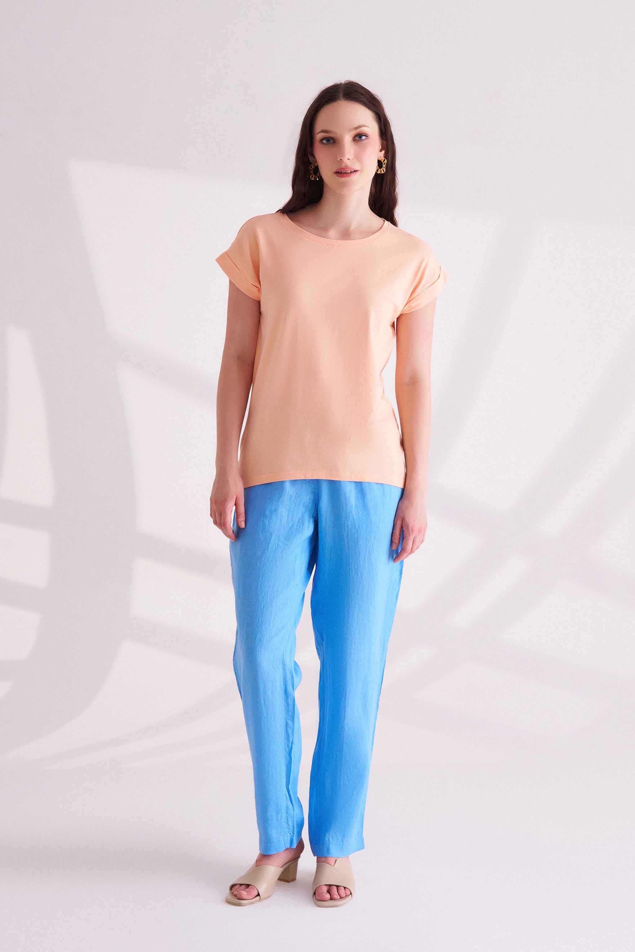 Peach Short Sleeves T-Shirt