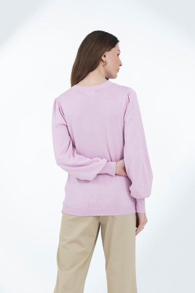Pink Lady Light Knit Pullover