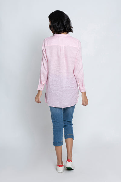 Pink Long Sleeves Shirt