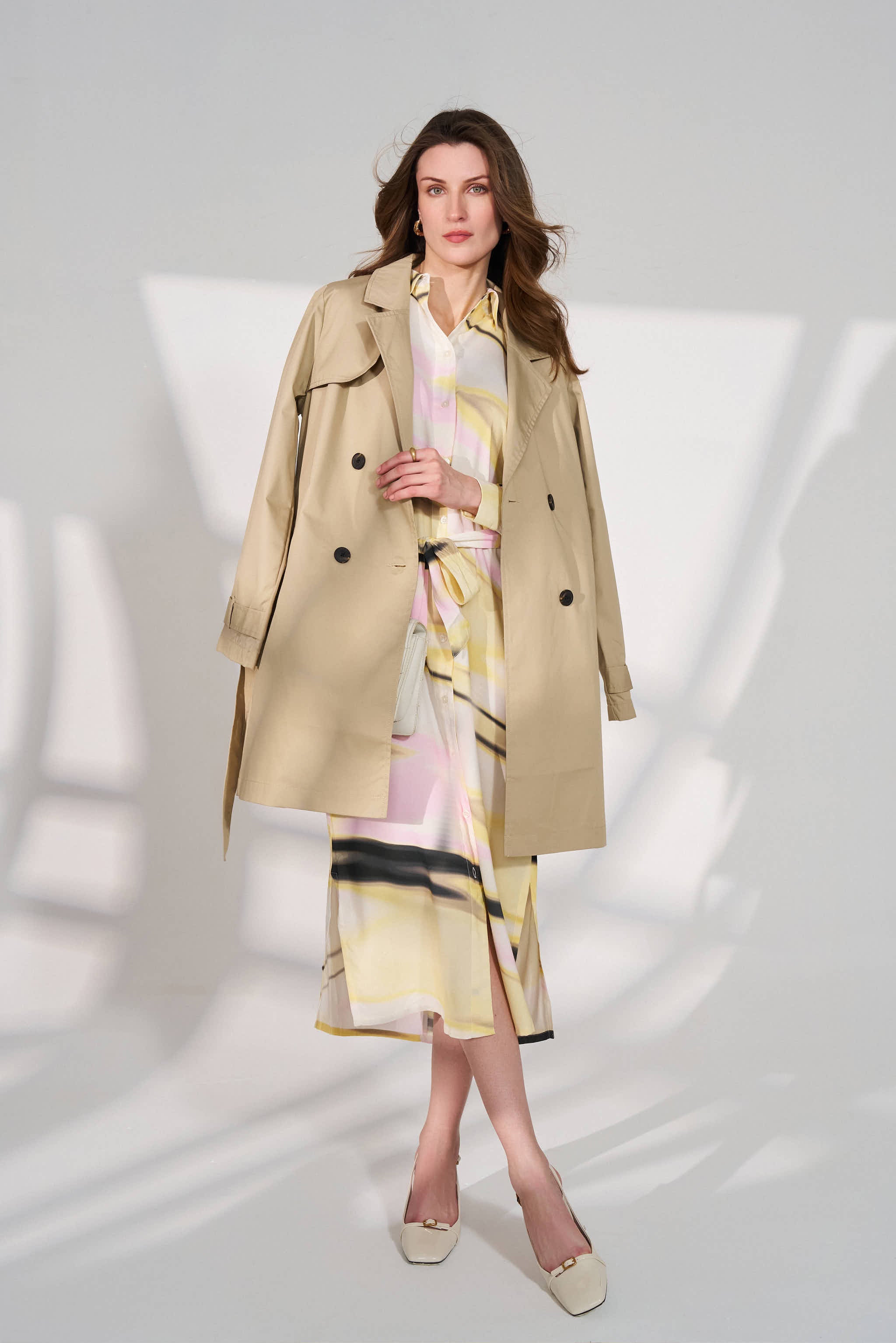 Sand Trench Coat