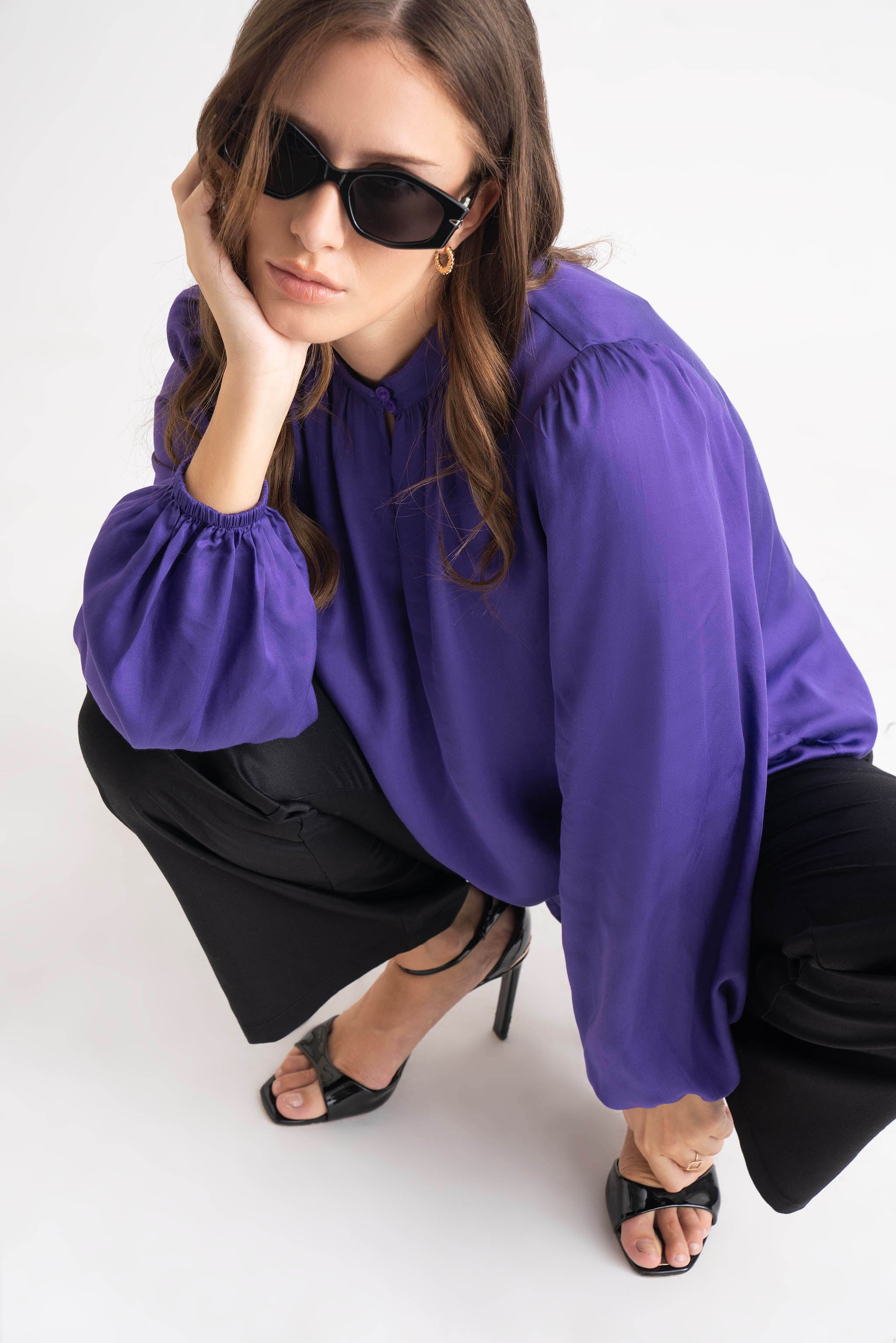 Violet Full Sleeves Top