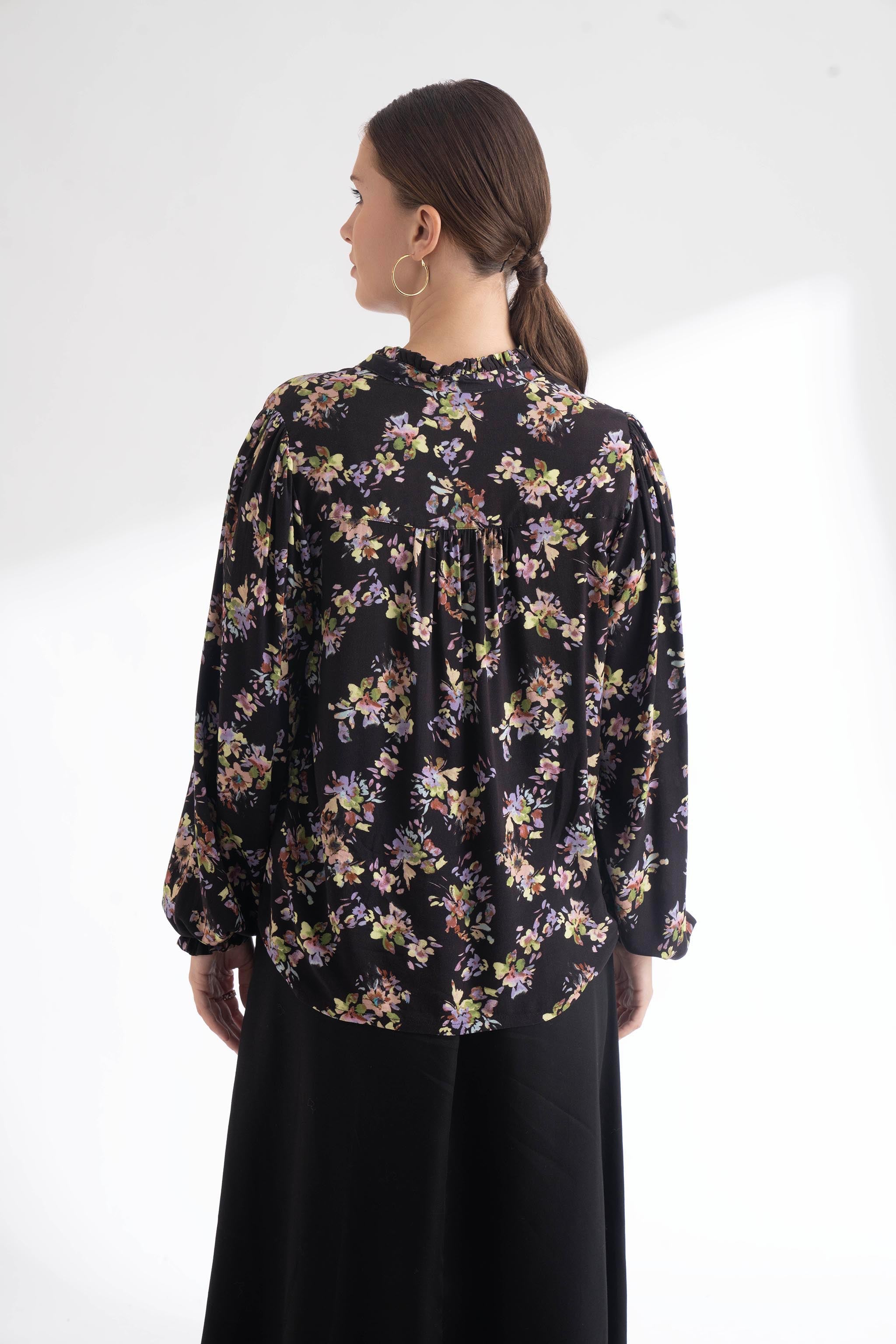 Violet Printed Shirt