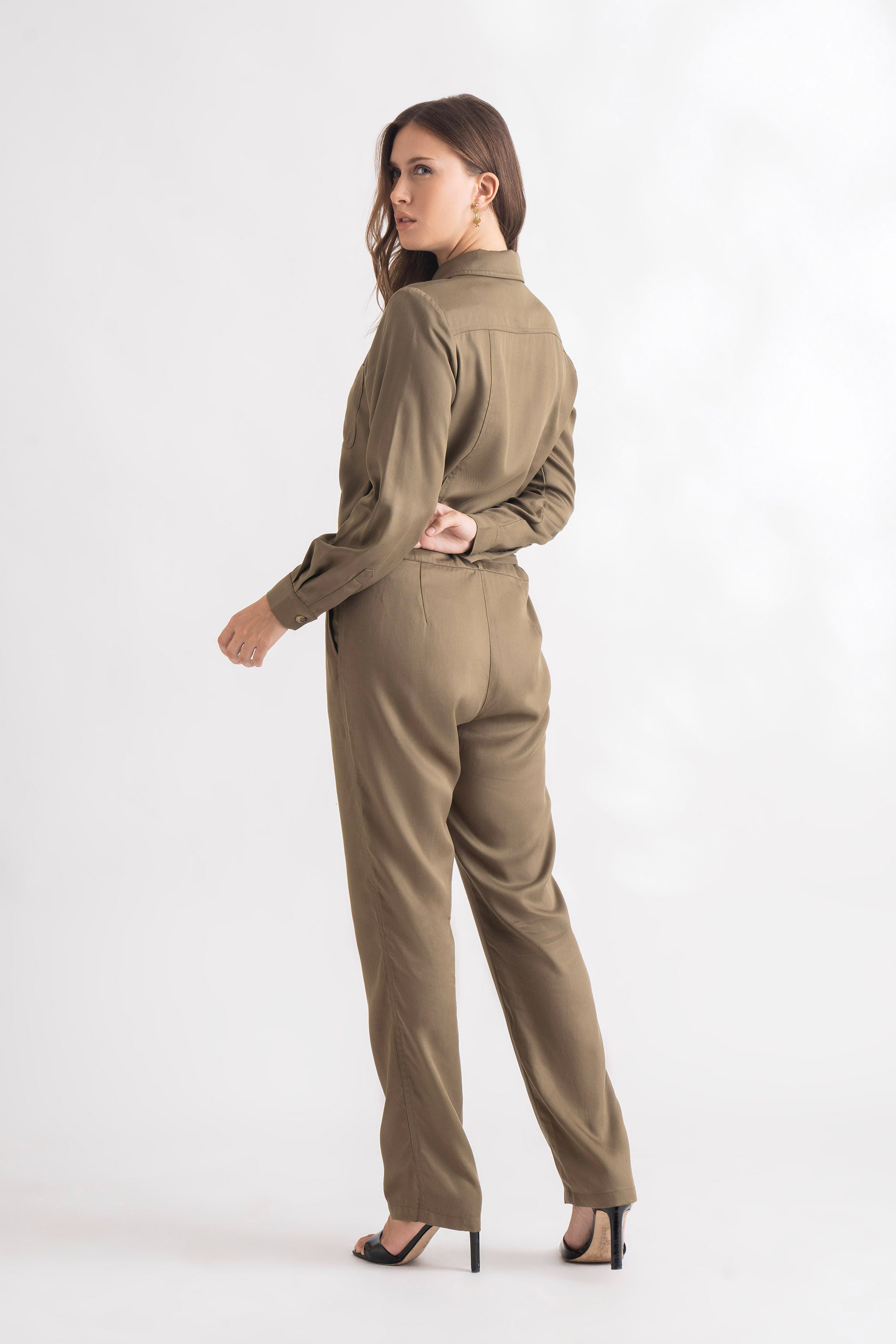 Khaki Jumpsuit