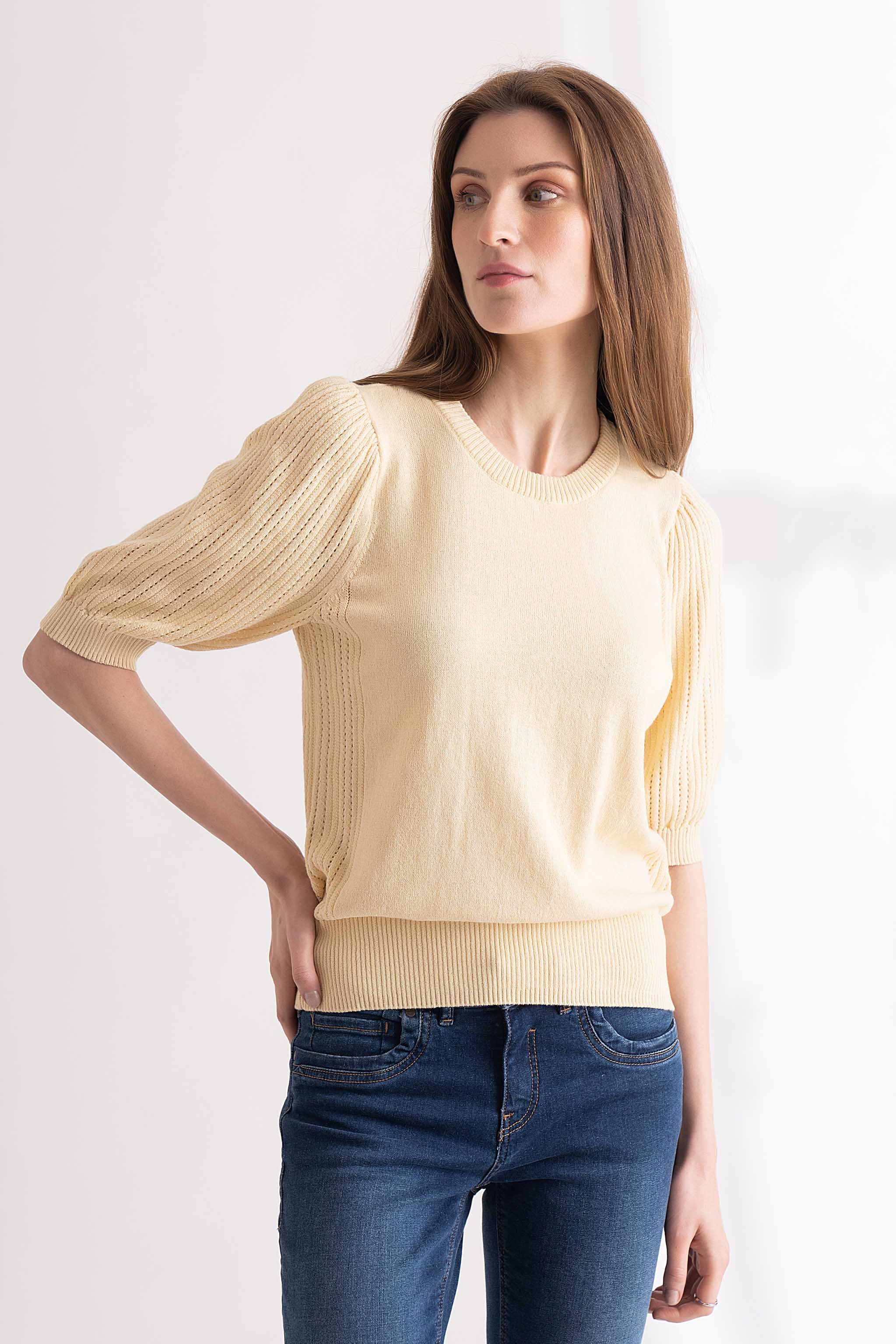 Banana Crepe Pullover Light