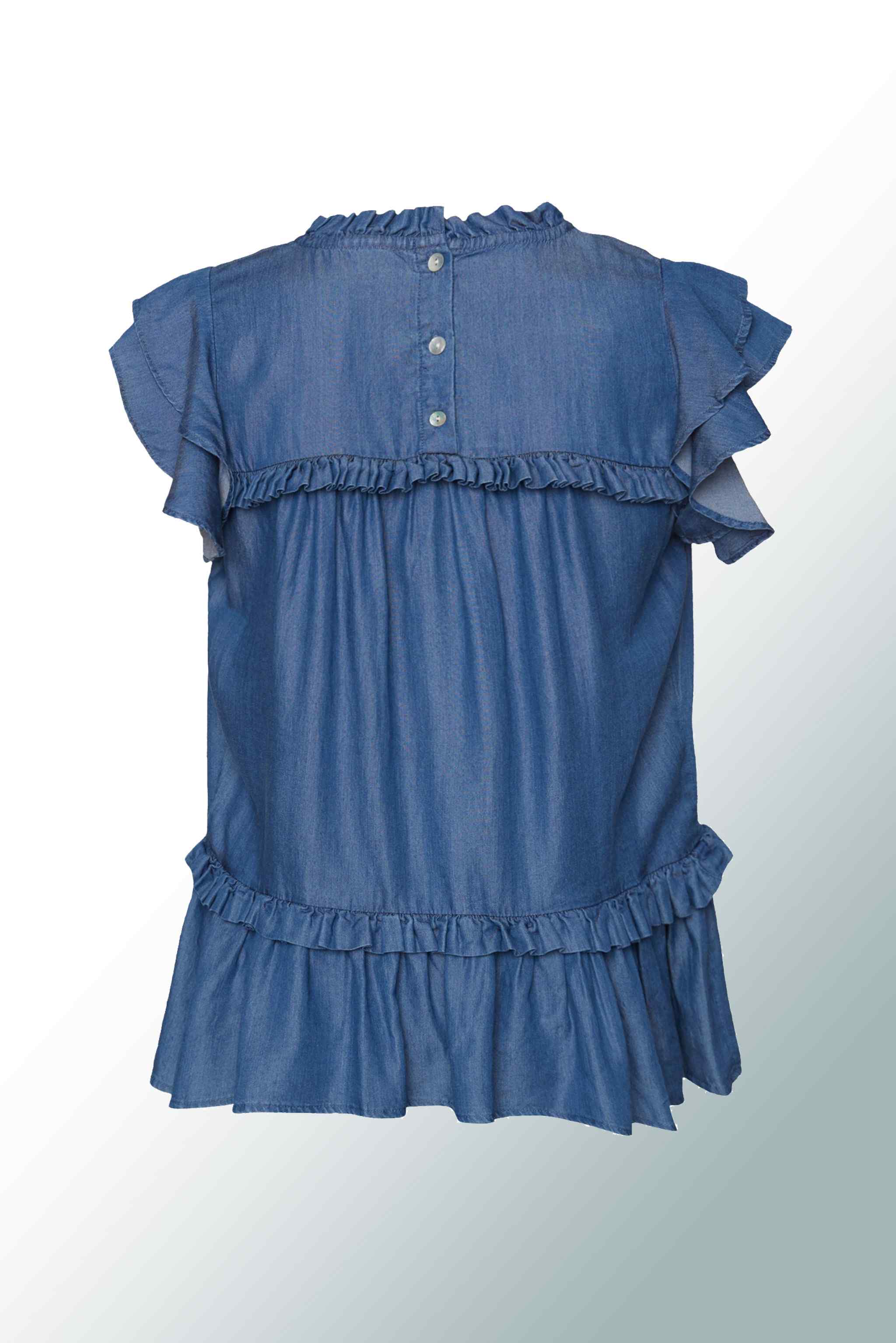 Tencell Blue Blouse