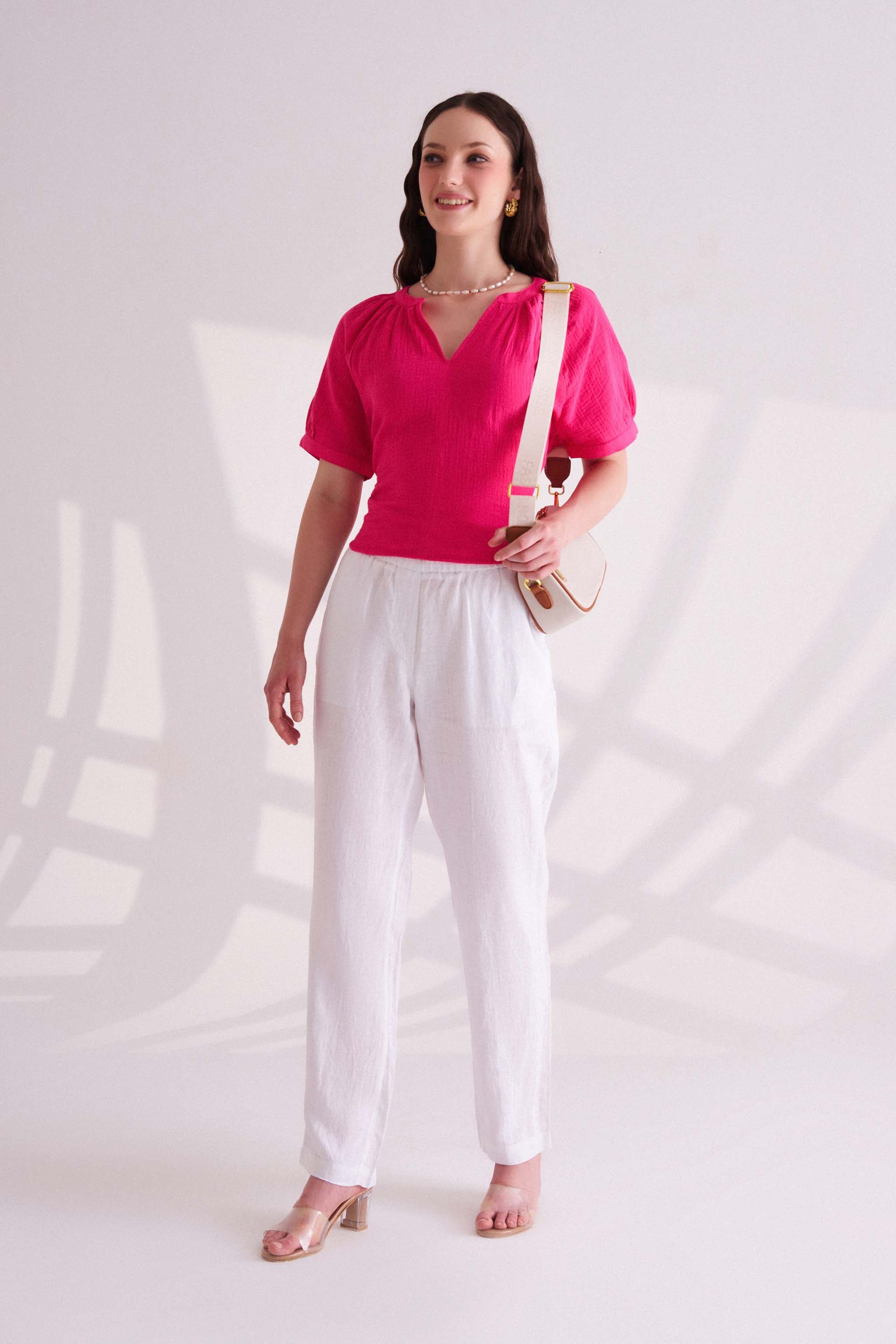 White Linen Pants