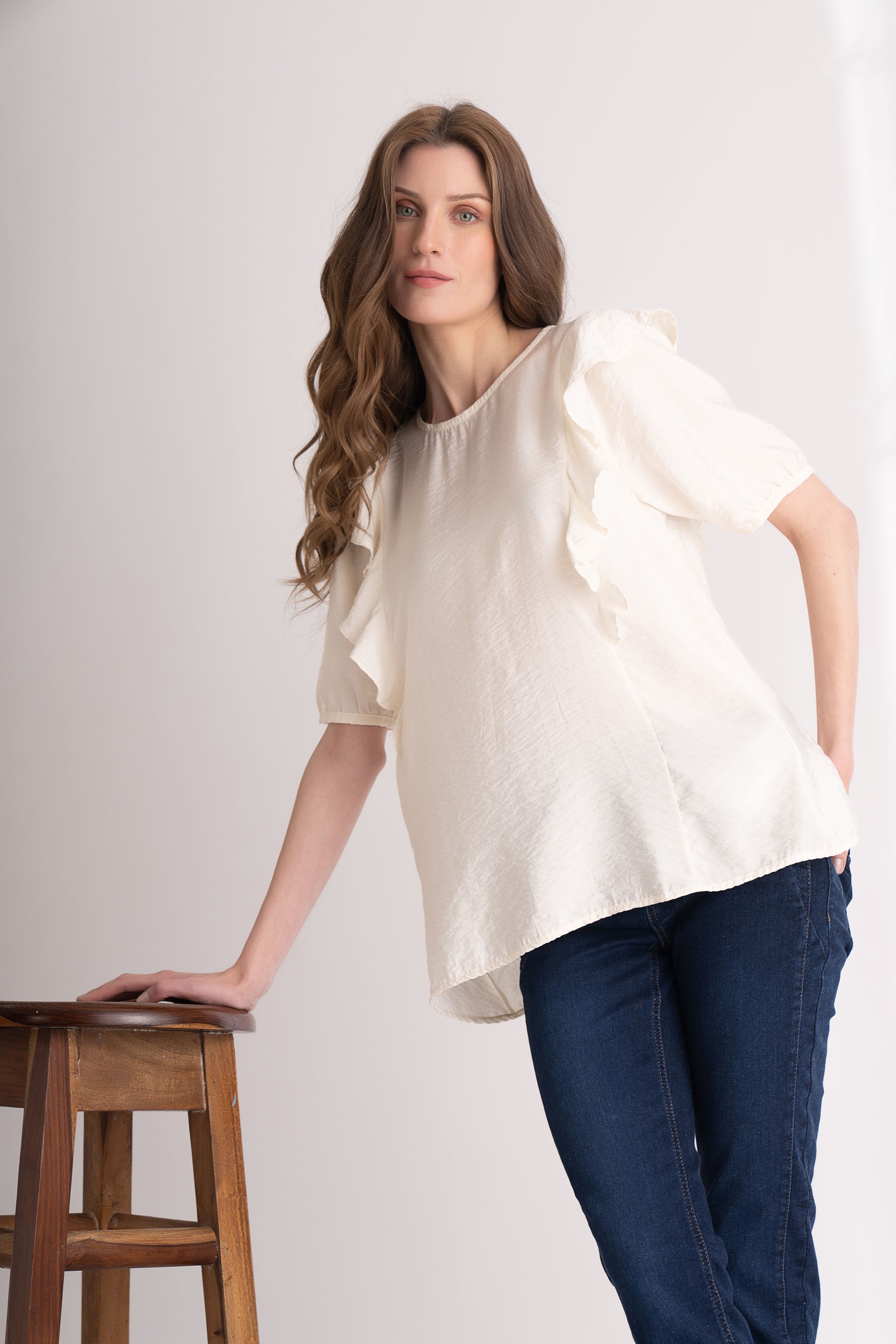 Coconut Milk Blouse