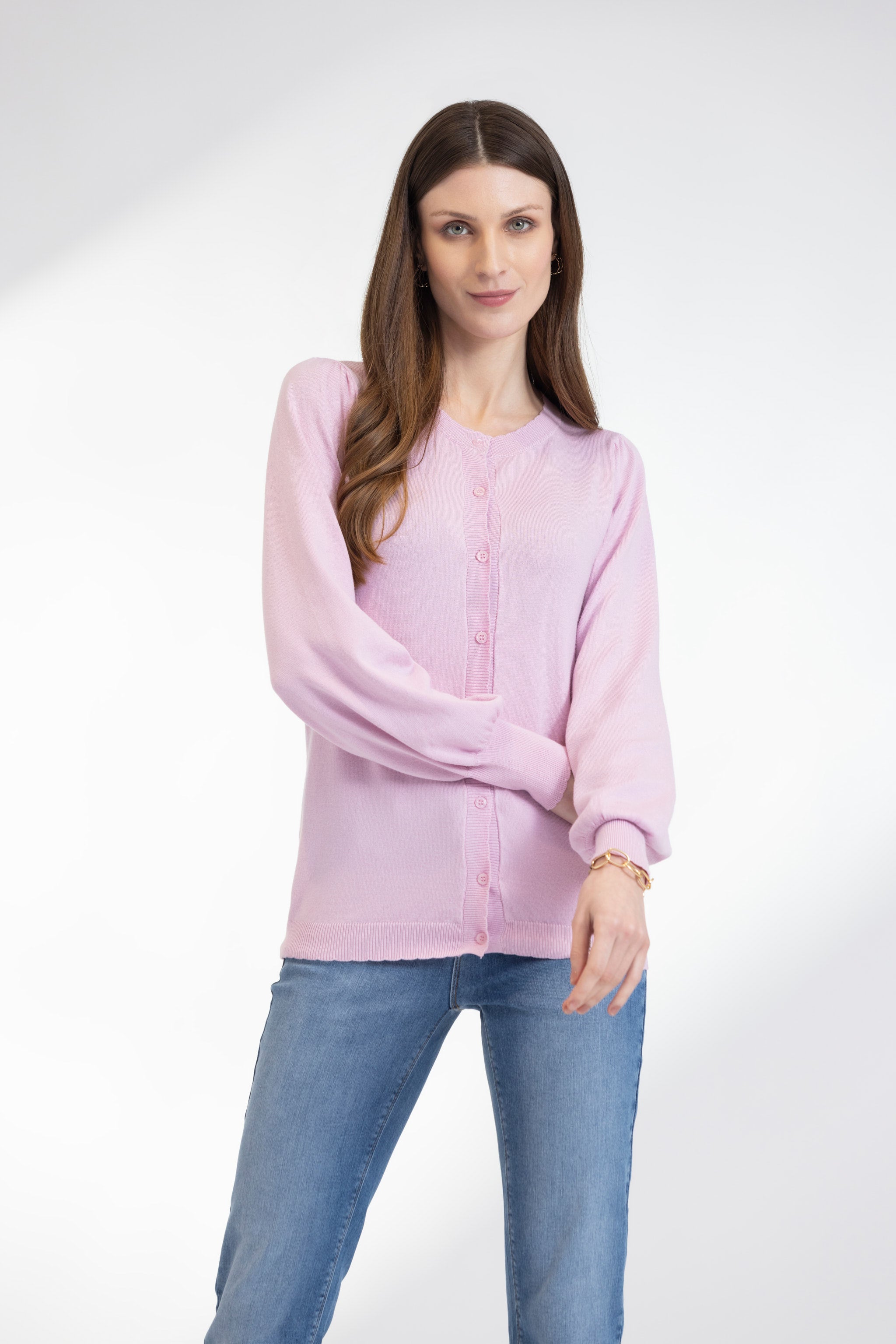 Pink Lady Light Knit Cardigan