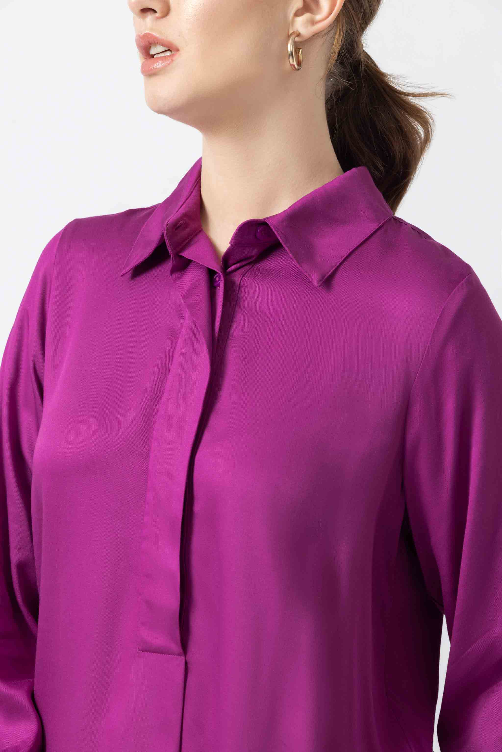 Fuchsia Pink Shirt