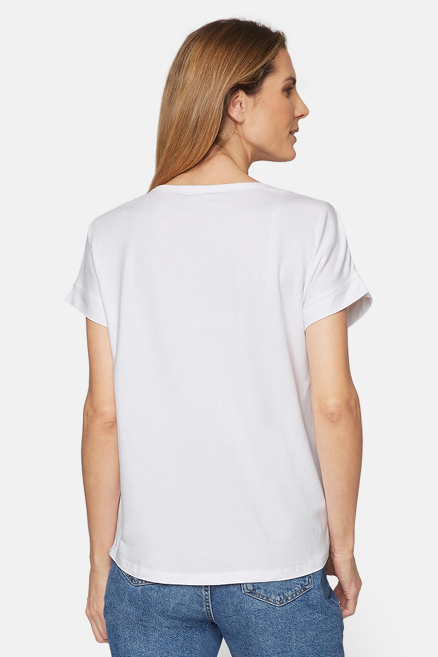 White T-shirt with Print