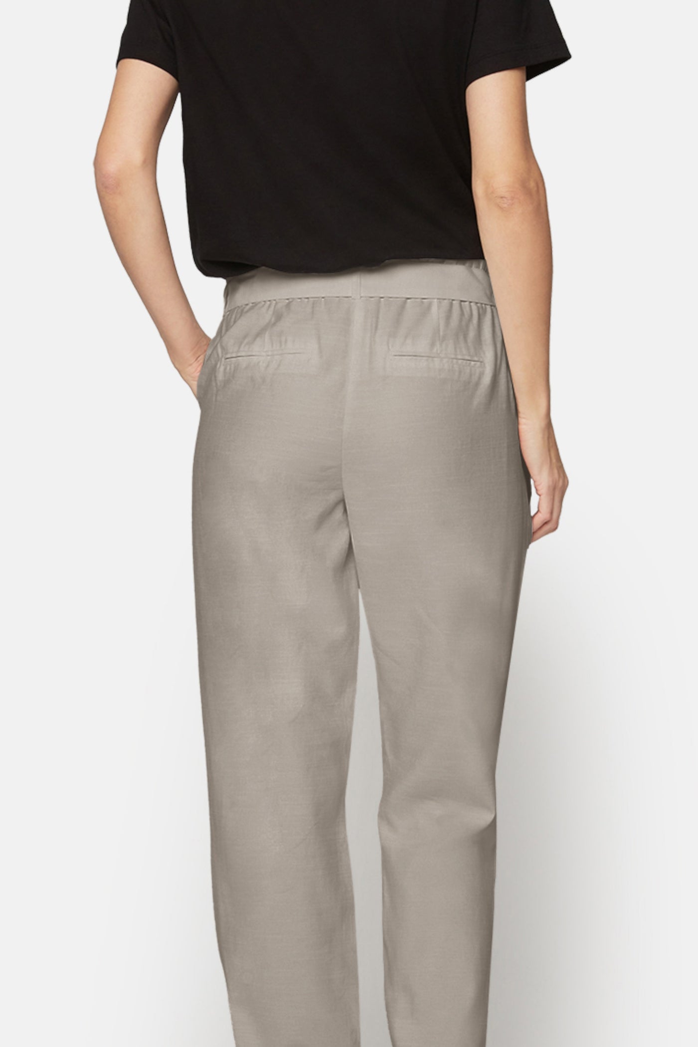Pure Cashmere Sand Trousers
