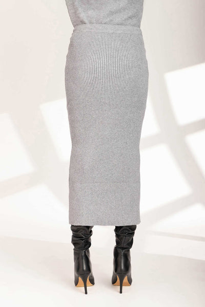 Light grey melange Skirt