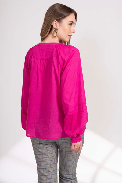 Solid Very Berry Blouse