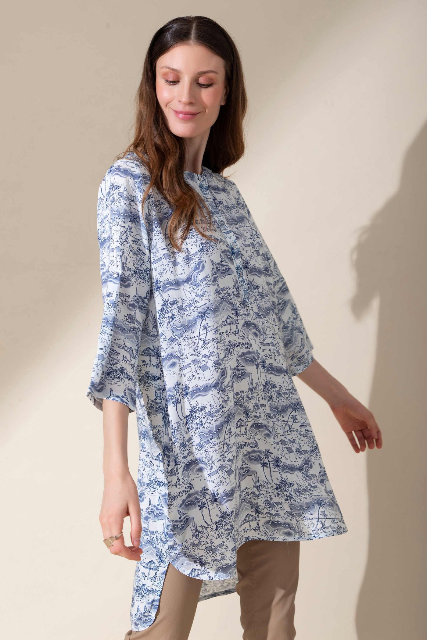 Blue Forest Printed Tunic