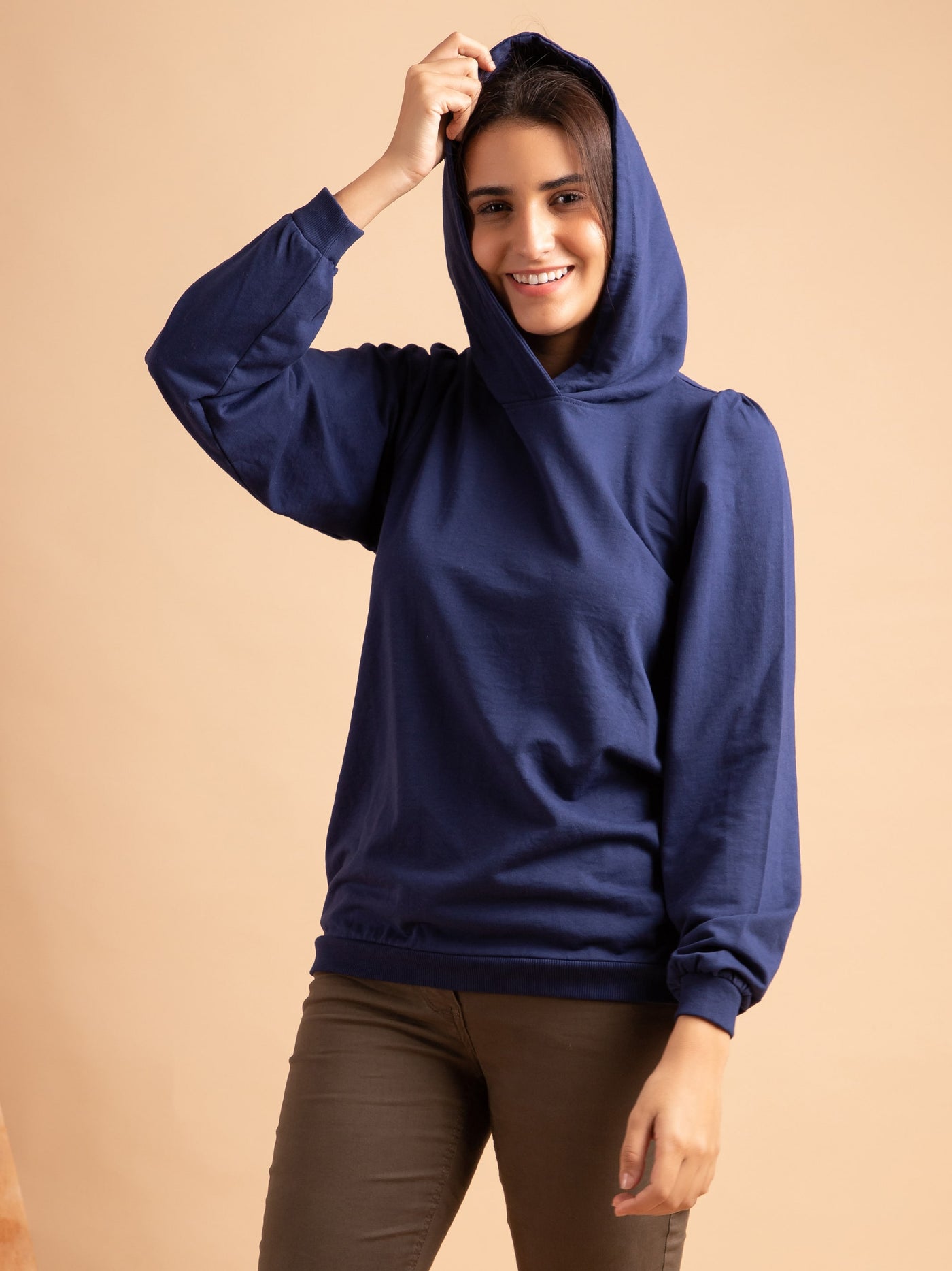 Medieval Blue Hooded Sweatshirt